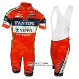 2017 Maillot Ciclismo Vini Fantini Orange Manches Courtes et Cuissard