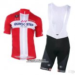 2018 2019 Maillot Ciclismo Quick Step Floors Champion Danemark Manches Courtes et Cuissard