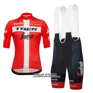 2018 Maillot Ciclismo Trek Segafredo Champion Danemark Manches Courtes et Cuissard