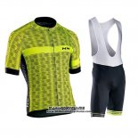 2019 Maillot Ciclismo Northwave Vert Manches Courtes et Cuissard