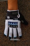 Saxo Bank Tinkoff Gants Doigts Longs Ciclismo Blanc