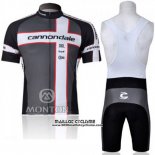 2011 Maillot Ciclismo Cannondale Gris Manches Courtes et Cuissard