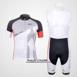 2012 Maillot Ciclismo Nalini Noir et Blanc Manches Courtes et Cuissard