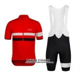 2015 Maillot Ciclismo Rapha Noir et Rouge Manches Courtes et Cuissard