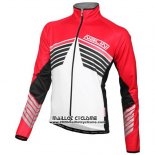 2016 Maillot Ciclismo Nalini Blanc et Rouge Manches Longues et Cuissard