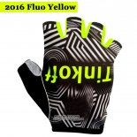 2016 Saxo Bank Tinkoff Gants Ete Ciclismo Noir et Jaune