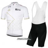 2017 Maillot Ciclismo Abu Dhabi Tour Blanc Manches Courtes et Cuissard