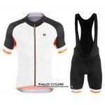 2017 Maillot Ciclismo Giordana Silver Line Noir et Blanc Manches Courtes et Cuissard