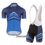 2017 Maillot Ciclismo Pearl Izumi Bleu Manches Courtes et Cuissard