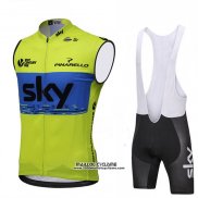 2018 Gilet Coupe-vent Sky Vert et Bleu