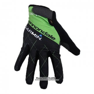 2020 Cannondale Garmin Gants Doigts Longs Noir Vert