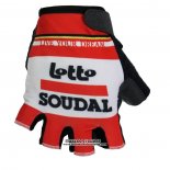 2020 Lotto Belisol Gants Ete Ciclismo Rouge