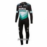 2020 Maillot Ciclismo Bora-hansgrone Noir Vert Manches Longues et Cuissard(1)