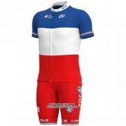 2020 Maillot Ciclismo Groupama-fdj Champion France Manches Courtes et Cuissard