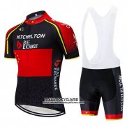 2020 Maillot Ciclismo Mitchelton Scott Champion Chine Manches Courtes et Cuissard