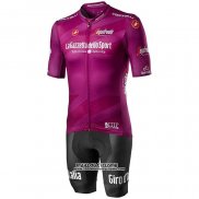 2020 Maillot Cyclisme Giro d'Italia Fuchsia Manches Courtes et Cuissard