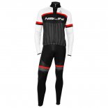 2020 Maillot Cyclisme Nalini Noir Blanc Rouge Manches Longues et Cuissard(1)