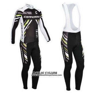 2013 Maillot Ciclismo Cannondale Noir Manches Longues et Cuissard