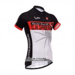 2014 Maillot Ciclismo Fox Cyclingbox Noir et Lumiere Blanc Manches Courtes et Cuissard