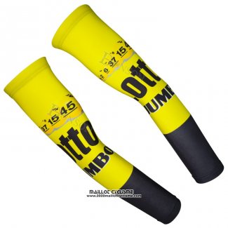 2015 Lotto Manchettes Ciclismo Jaune