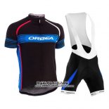 2015 Maillot Ciclismo Orbea Noir et Azur Manches Courtes et Cuissard