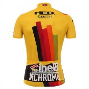 2017 Maillot Ciclismo Cinelli Chrome Jaune Manches Courtes et Cuissard 2020