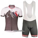 2017 Maillot Ciclismo Maloja Marron Manches Courtes et Cuissard