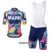 2017 Maillot Ciclismo Mapei Bleu Manches Courtes et Cuissard