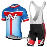 2017 Maillot Ciclismo Nalini Navision Azur Manches Courtes et Cuissard