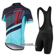 2017 Maillot Ciclismo Pearl Izumi Bleu Clair Manches Courtes et Cuissard