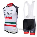 2019 Gilet Coupe-vent UAE Blanc Noir Rouge(1)