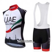 2019 Gilet Coupe-vent UAE Noir Blanc Rouge