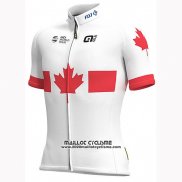 2019 Maillot Ciclismo Groupama FDJ Champion Canada Manches Courtes et Cuissard