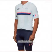2019 Maillot Ciclismo MAAP Nationals Blanc Manches Courtes et Cuissard