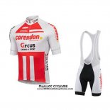 2019 Maillot Ciclismo Sptgrvo Rouge Blanc Manches Courtes et Cuissard