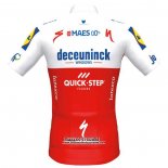 2020 Maillot Ciclismo Deceuninck Quick Step Blanc Rouge Manches Courtes et Cuissard 2(2)