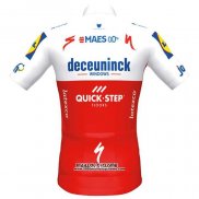 2020 Maillot Ciclismo Deceuninck Quick Step Blanc Rouge Manches Courtes et Cuissard 2(2)