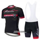 2020 Maillot Ciclismo Kuota Noir Rouge Manches Courtes et Cuissard