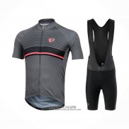 2021 Maillot Cyclisme Pearl Izumi Profond Gris Manches Courtes et Cuissard