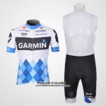 2011 Maillot Ciclismo Garmin Cervelo Bleu et Blanc Manches Courtes et Cuissard 2011 Maillot Ciclismo Garmin Cervelo Bleu et Blanc Manches Courtes et Cuissard