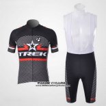 2011 Maillot Ciclismo Trek Noir et Blanc Manches Courtes et Cuissard