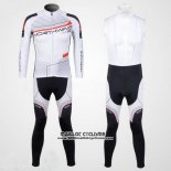 2012 Maillot Ciclismo Northwave Noir et Blanc Manches Longues et Cuissard