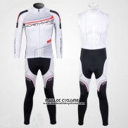 2012 Maillot Ciclismo Northwave Noir et Blanc Manches Longues et Cuissard