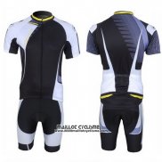 2013 Maillot Ciclismo Northwave Jaune et Blanc Manches Courtes et Cuissard