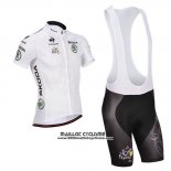 2014 Maillot Ciclismo Tour de France Blanc Manches Courtes et Cuissard