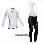 2014 Maillot Ciclismo Tour de France Blanc Manches Longues et Cuissard