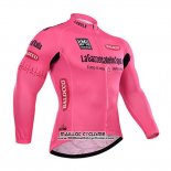 2015 Maillot Ciclismo Giro D'italie Rose Manches Longues et Cuissard