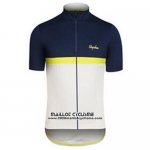 2016 Maillot Ciclismo Rapha Bleu et Blanc Manches Courtes et Cuissard