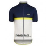 2016 Maillot Ciclismo Rapha Bleu et Blanc Manches Courtes et Cuissard