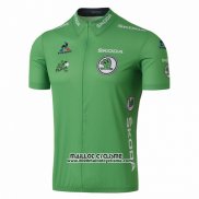 2016 Maillot Ciclismo Tour de France Vert Manches Courtes et Cuissard